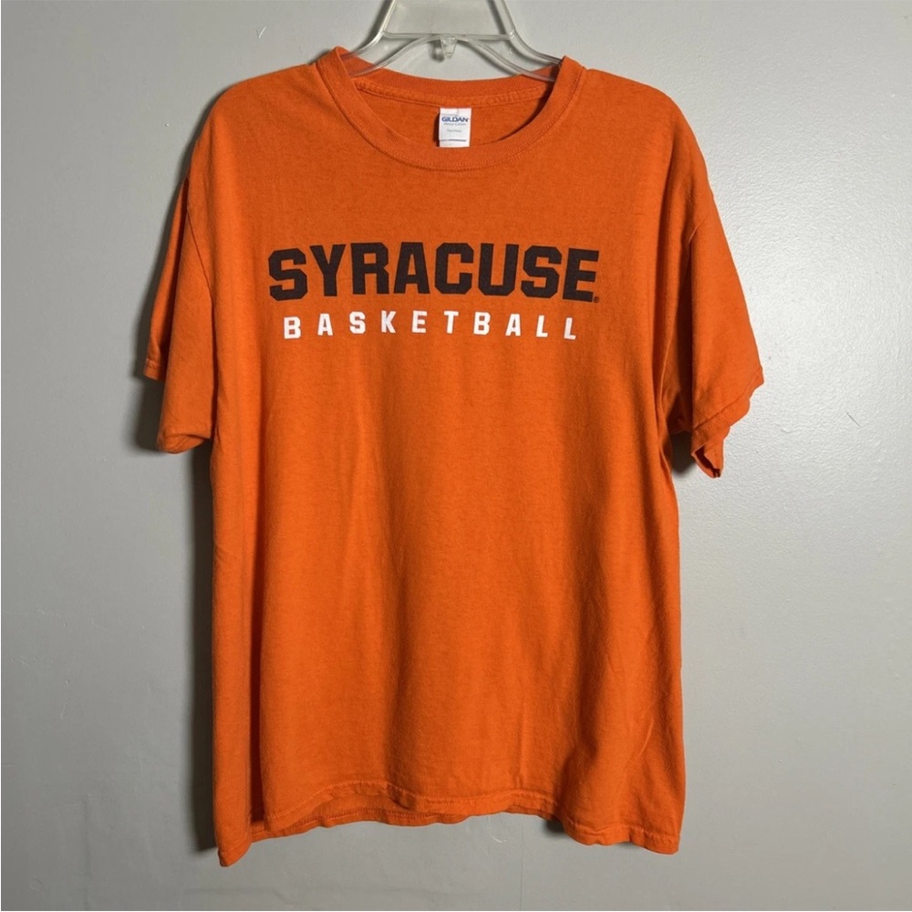 Syracuse University Orange NCAA Basketball T-Shirt Y2K Gildan Men’s Large